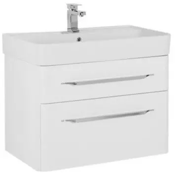 Тумба белый глянец 78,7 см Aquanet Виченца 00196963