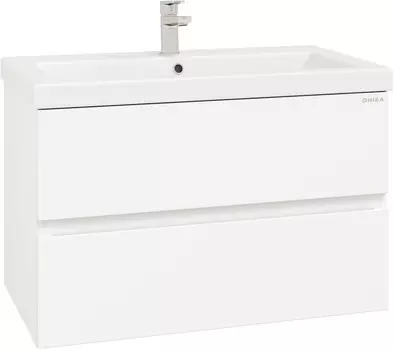 Тумба белый глянец 78 см Onika Эвада 108058