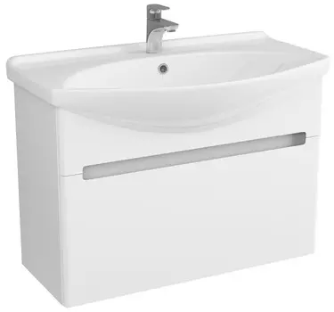 Тумба белый глянец 82 см OWL 1975 Lagerta OW08.03.00