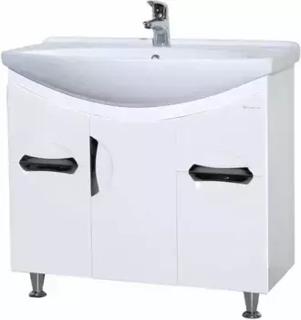 Тумба белый глянец 83 см Bellezza Лагуна 4632114110014