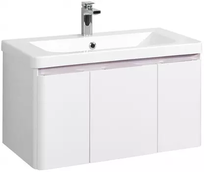 Тумба белый глянец 84,4 см Акватон Шерилл 1A208801SH010