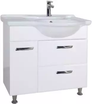 Тумба белый глянец 84 см Bellezza Балтика 4638915111014