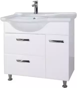 Тумба белый глянец 84 см Bellezza Балтика 4638915112011