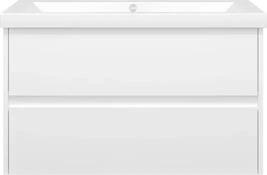 Тумба белый глянец 88 см Misty Алиса Э-Али01090-011П2Я