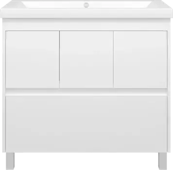 Тумба белый глянец 88 см Misty Алиса Э-Али01090-0112Я