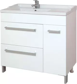 Тумба белый глянец 89,7 см Onika Олимп 109015