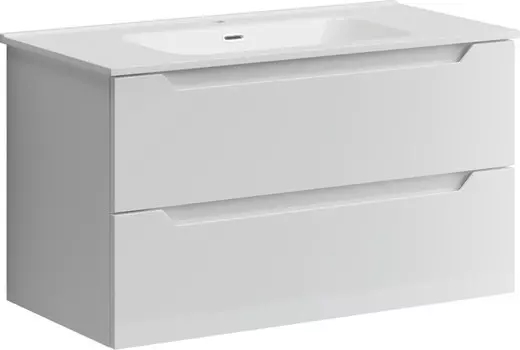 Тумба белый глянец 89 см Sancos Norma 2.0 NR2.090W