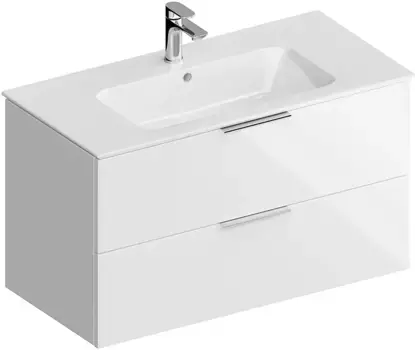 Тумба белый глянец 92,5 см Kerama Marazzi Piano PI.F.95\WHT