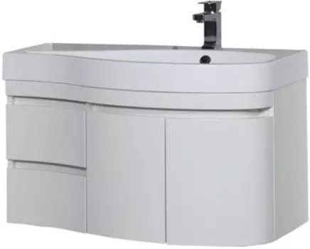 Тумба белый глянец 95 см R Aquanet Сопрано 00169633