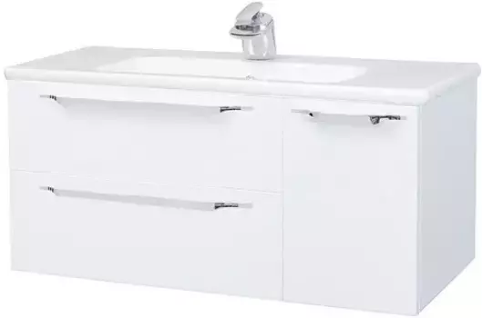 Тумба белый глянец 96 см Bellezza Луиджи 4639217270010