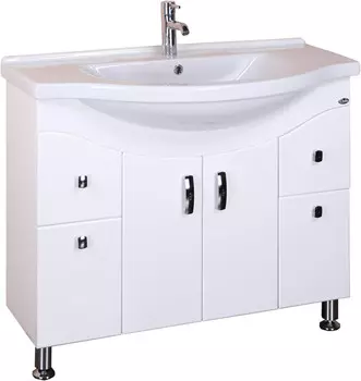 Тумба белый глянец 96 см Onika Эльбрус 110008