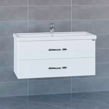 Тумба белый глянец 97,5 см Санта Виктория 700132N