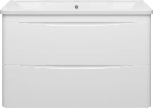 Тумба белый глянец 98 см Misty Атлантик П-Атл-01100-011П2Я