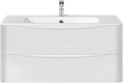 Тумба белый глянец 99,5 см Vincea Paola VMC-2P100GW