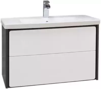 Тумба белый глянец/антрацит 77,7 см Roca Ronda ZRU9302965