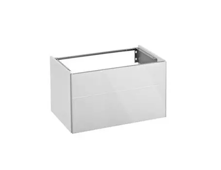 Тумба белый глянец/белое стекло 79,6 см KEUCO Royal Reflex 34060210000