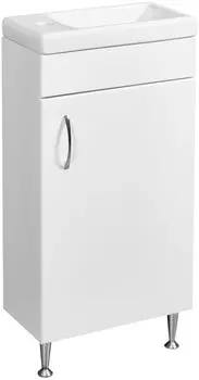 Тумба белый глянец/белый матовый 39,5 см Stella Polar Концепт SP-00000232