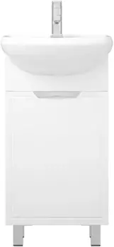 Тумба белый глянец/белый матовый 43 см Corozo Монро SD-00000784