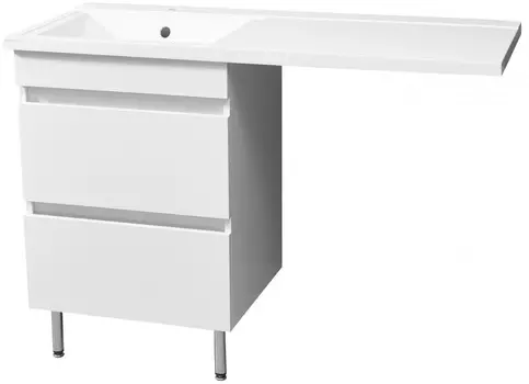 Тумба белый глянец/белый матовый 55 см Stella Polar Мадлен SP-00000406