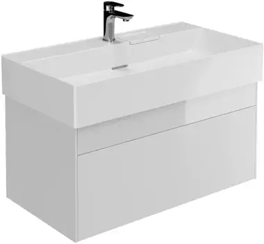 Тумба белый глянец/белый матовый 86,8 см Kerama Marazzi Logica LOG.90.2\WHT