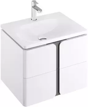 Тумба белый глянец/графит 60 см Ravak SD Balance 600 X000001367