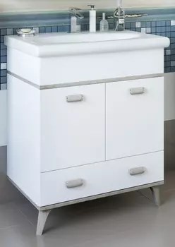 Тумба белый матовый/орегон 66 см Sanflor Бруно C03661