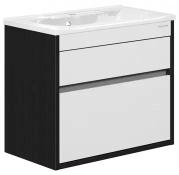 Тумба белый глянец/венге 79 см Edelform Constante 1-665-14-PR80