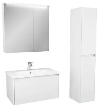 Тумба белый лакобель/белый глянец 73,8 см OWL 1975 Malaren OW03.02.05