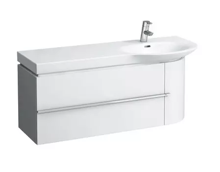 Тумба белый матовый 113,9 см 2 выдвижных ящика Laufen Case 4.0160.2.075.463.1