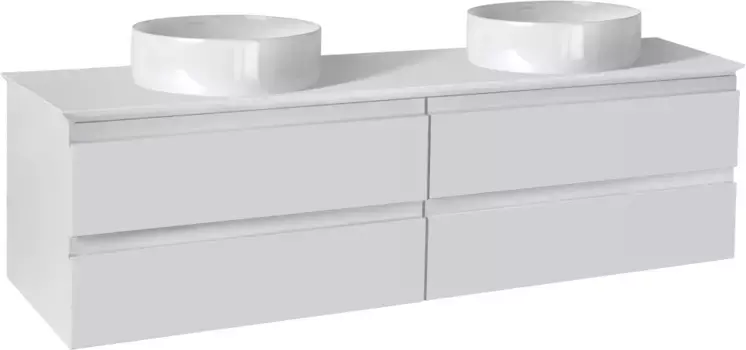 Тумба белый матовый 124 см Jacob Delafon Madeleine EB2085-J51