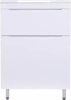 Тумба белый матовый 59,1 см Style Line Бергамо СС-00002307