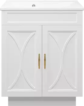 Тумба белый матовый 67 см Misty Амбра П-Амб0070-011ПР