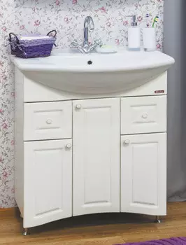 Тумба белый матовый 69,2 см Sanflor Софи C02643