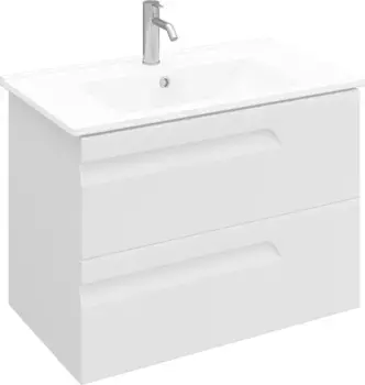 Тумба белый матовый 76,4 см Laparet Atlas LA-WCAB-80-122