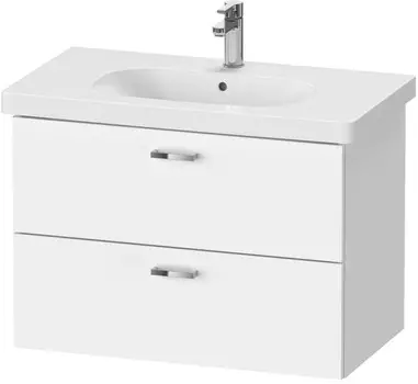 Тумба белый матовый 80 см Duravit XBase XB619001818