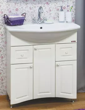 Тумба белый матовый 82,8 см Sanflor Софи C0002224