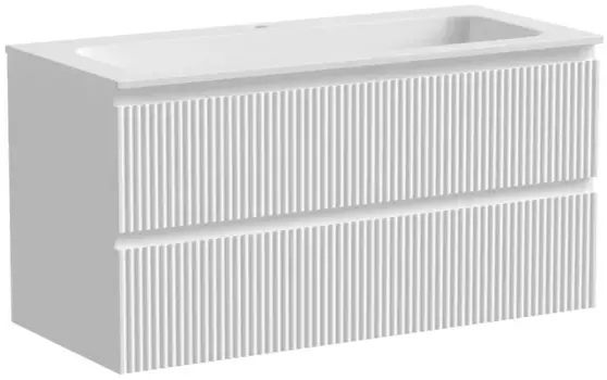 Тумба белый матовый 99,5 см Sancos Snob R SNR100W