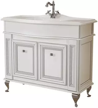 Тумба белый матовый 99 см Caprigo Fresco 10614G-B016