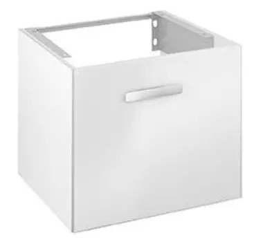Тумба белый матовый/белое матовое стекло 64,6 см KEUCO Royal Universe 32750270000
