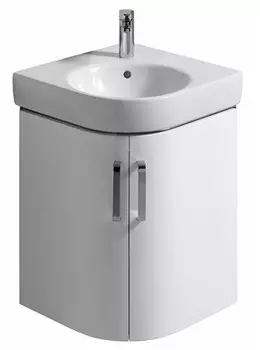 Тумба белый матовый/белый глянец 69 см Keramag Renova Nr.1 Comprimo New 862150000