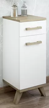 Тумба белый матовый/вяз швейцарский 30,4 см Sanflor Ингрид C03689