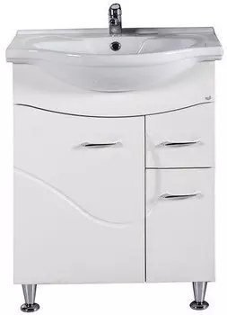 Тумба белый ясень 62 см ASB-Mebel Альфа