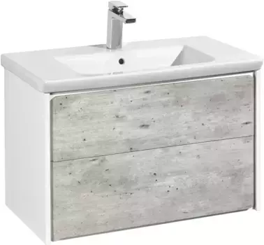 Тумба бетон/белый матовый 77,7 см Roca Ronda ZRU9303004