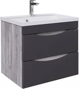 Тумба бетон пайн/графит матовый 59 см Grossman Талис 106008