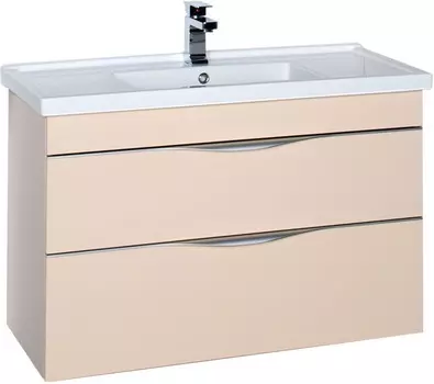 Тумба бежевый 95,5 см Aquanet Эвора 00184023