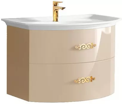 Тумба бежевый глянец 78,9 см Belux Версаль НП 80-02