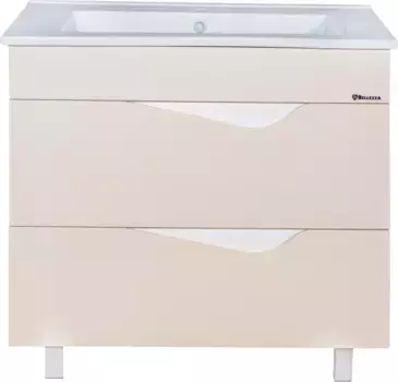 Тумба бежевый глянец/белый глянец 82 см Bellezza Эйфория 4639114000079
