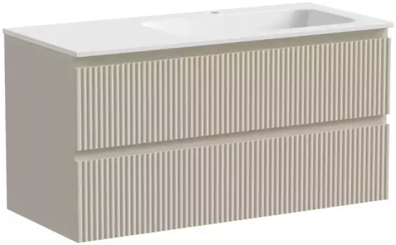 Тумба бежевый матовый 99,5 см Sancos Snob R SNR100RCE