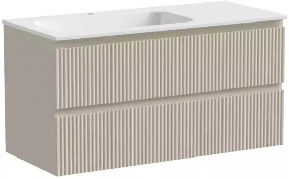 Тумба бежевый матовый 99,5 см Sancos Snob R SNR100LCE