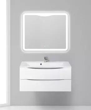 Тумба Bianco Lucido 99,6 см BelBagno Marino MARINO-1000-2C-SO-BL-P